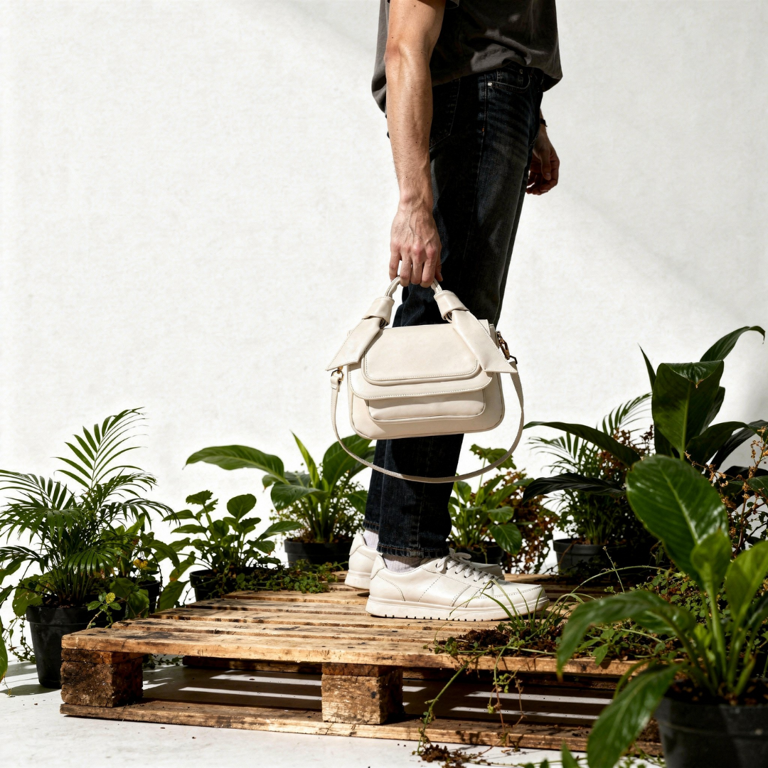 EMPORIO White SATCHEL BAG