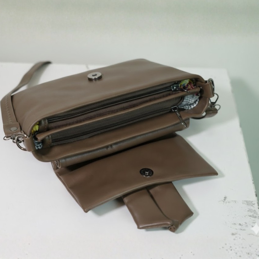 Olive Bow Crossbody Bag