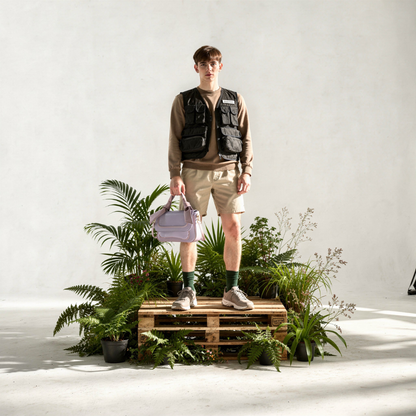 EMPORIO Purple SATCHEL BAG