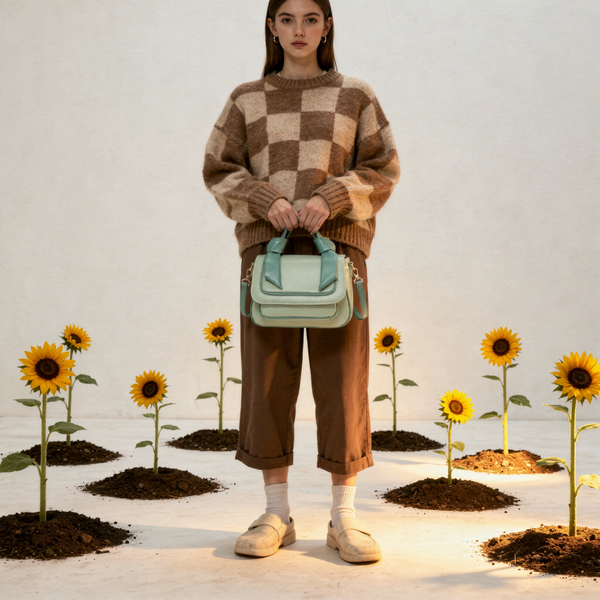 EMPORIO Green SATCHEL BAG