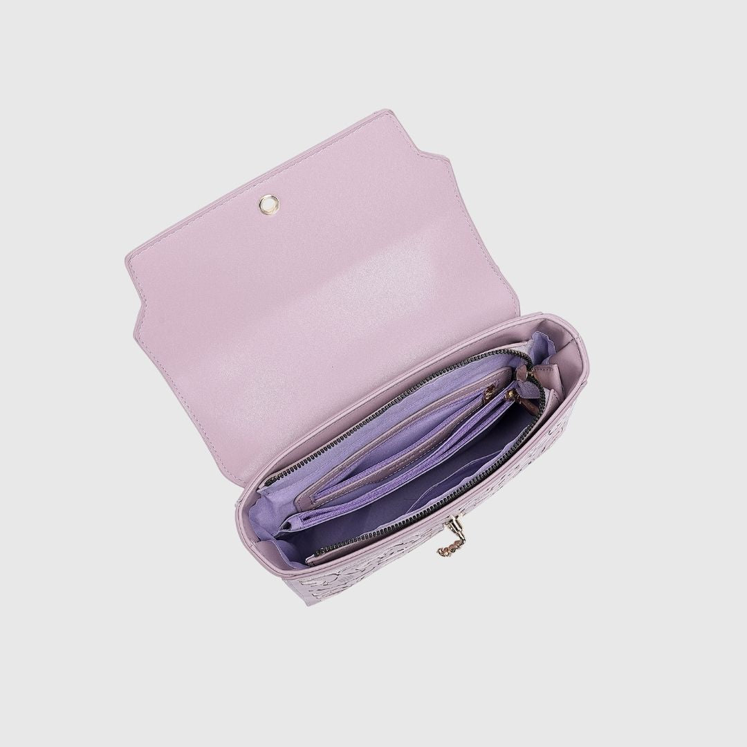 EMPORIO MESSENGER B Purple HANDBAG