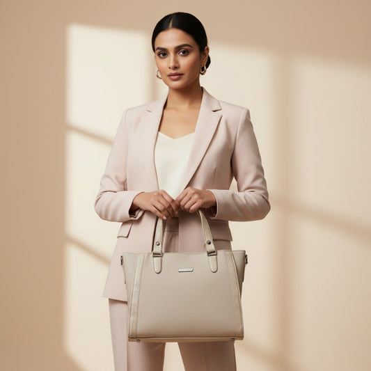 Rivaara Luxe Structured Tote Bag