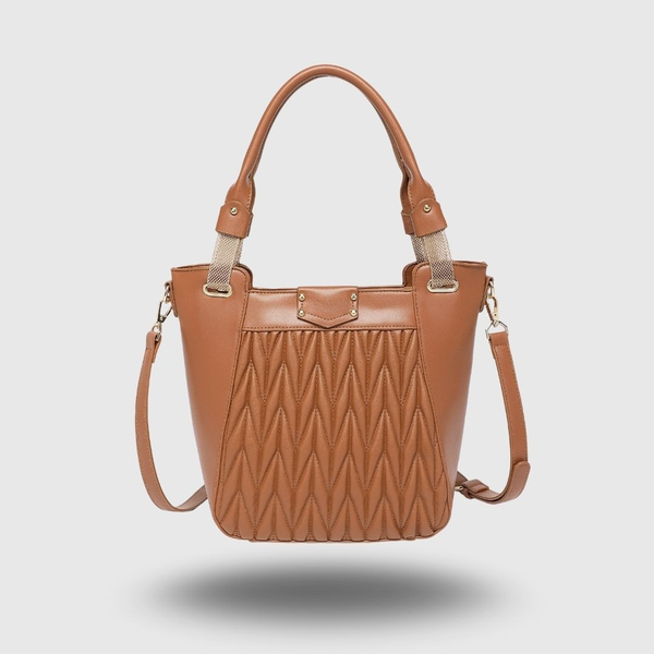 EMPORIO AURA Brown TOTE BAG