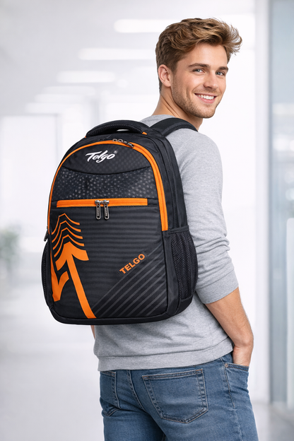 Telgo Blaze Rush Orange Backpack