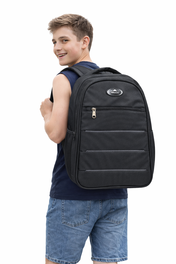 Telgo Sleek Black Backpack