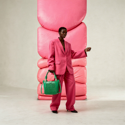 EMPORIO AURA Green TOTE BAG