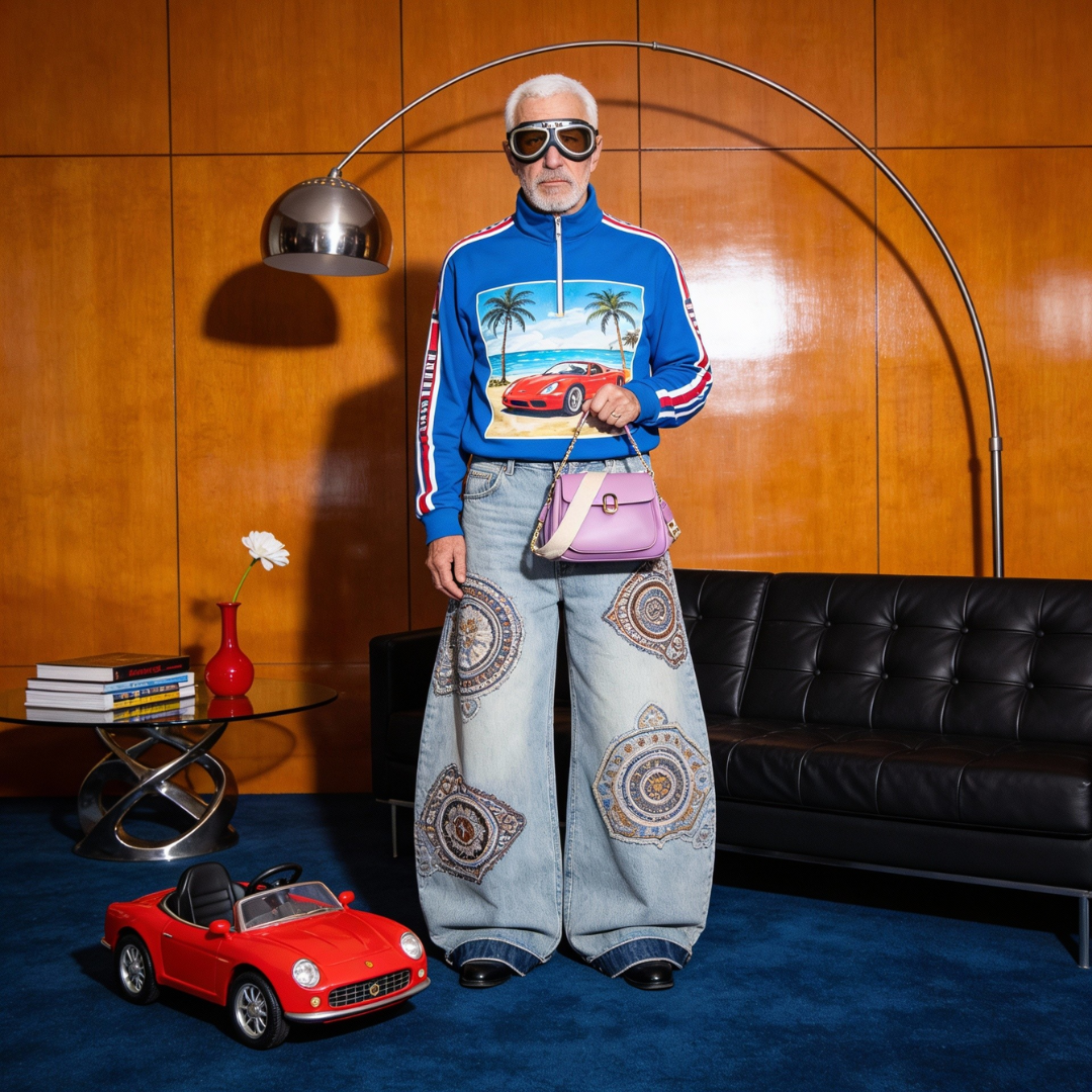 EMPORIO Purple SHOULDER BAG