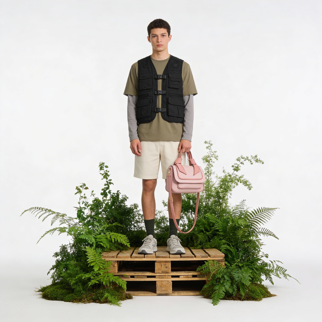 EMPORIO Pink SATCHEL BAG