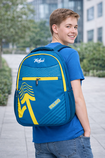 Telgo Blaze Rush Sky Blue Backpack