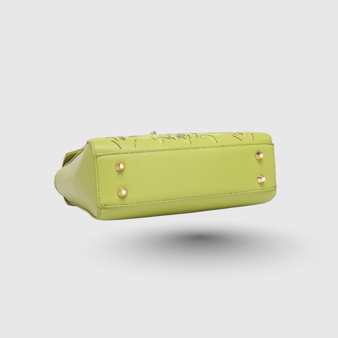 EMPORIO MESSENGER B PARROT GREEN HANDBAG