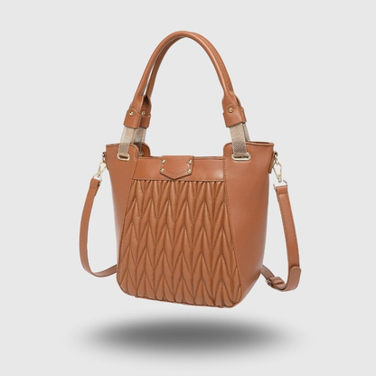 EMPORIO AURA Brown TOTE BAG