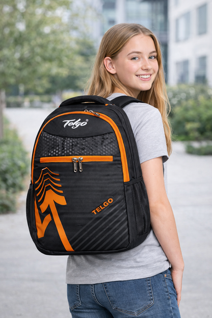 Telgo Blaze Rush Orange Backpack