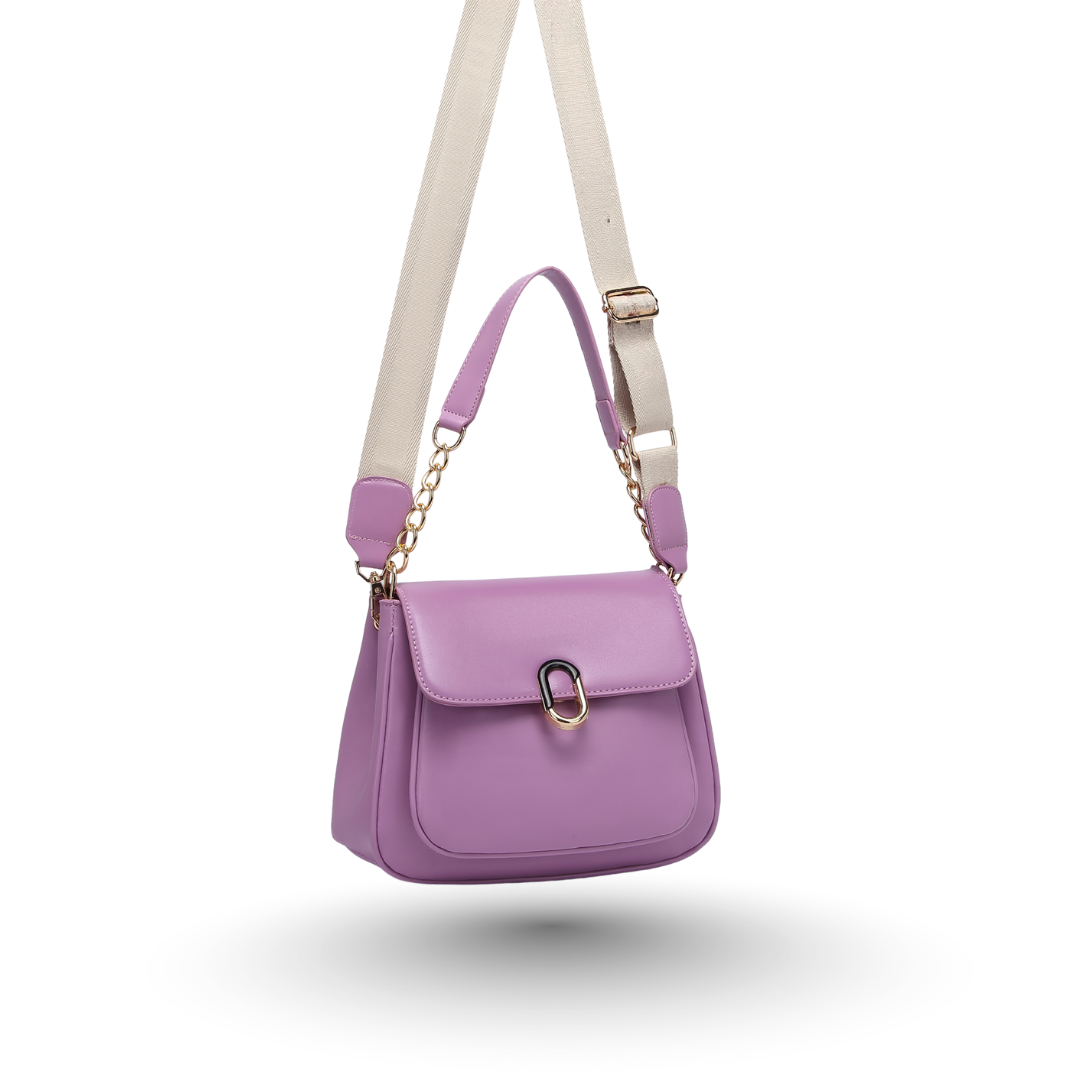 EMPORIO Purple SHOULDER BAG