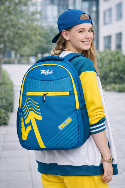 Telgo Blaze Rush Sky Blue Backpack