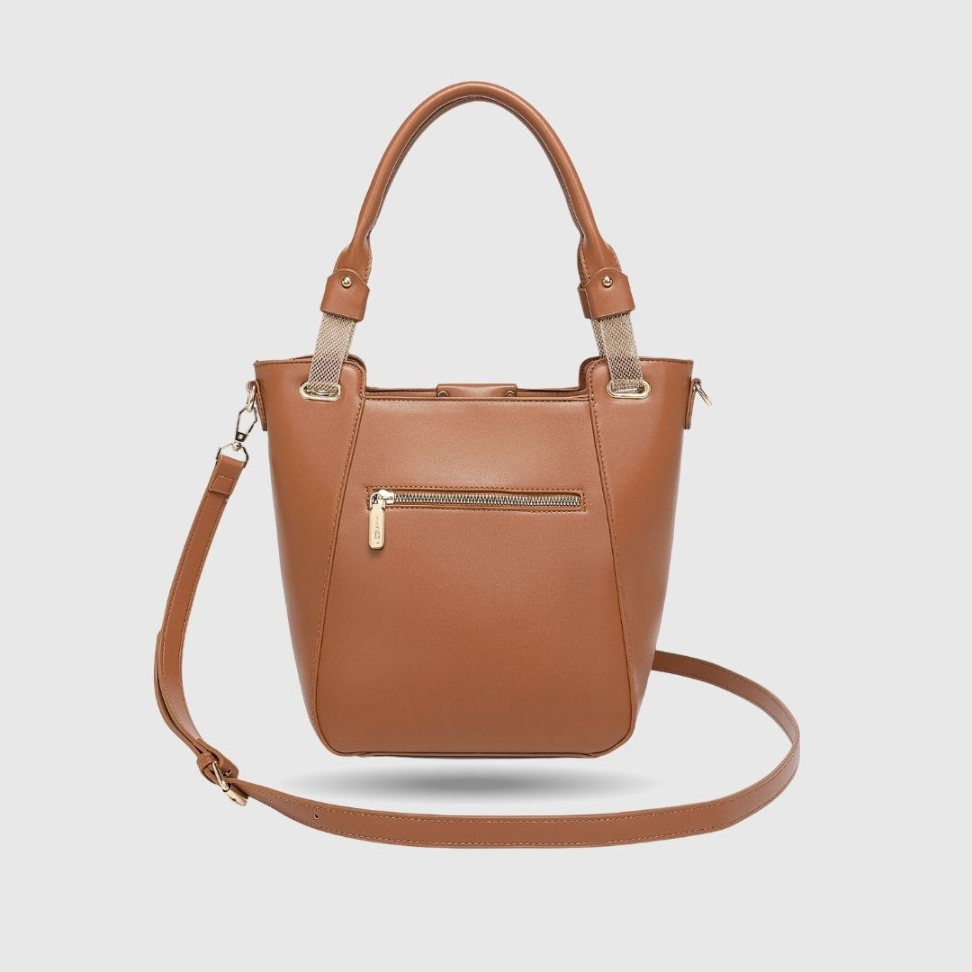 EMPORIO AURA Brown TOTE BAG