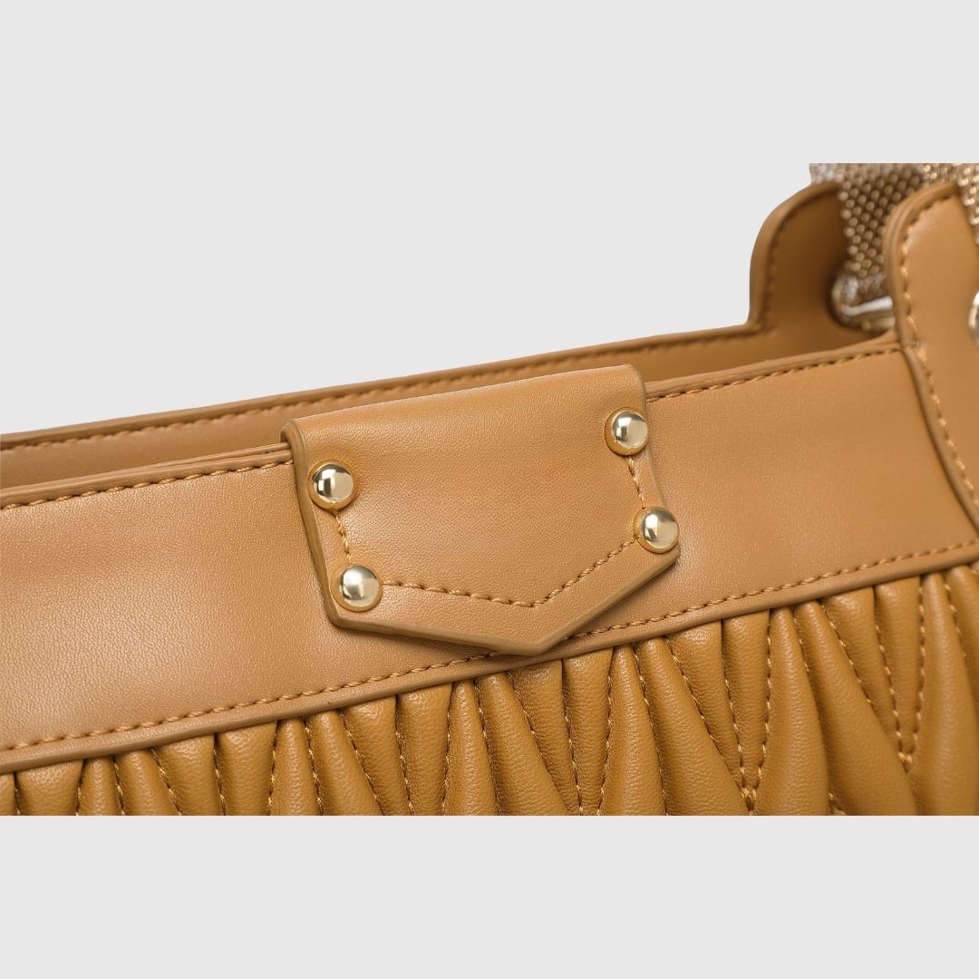 EMPORIO AURA Camel TOTE BAG