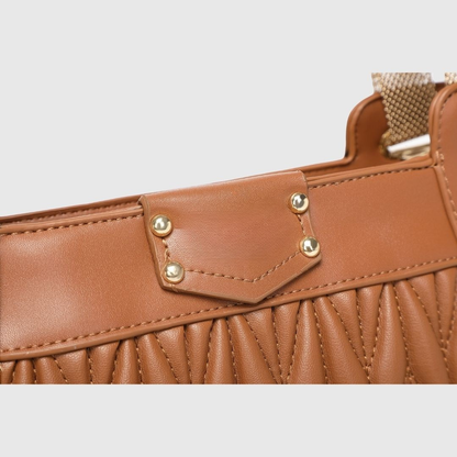 EMPORIO AURA Brown TOTE BAG