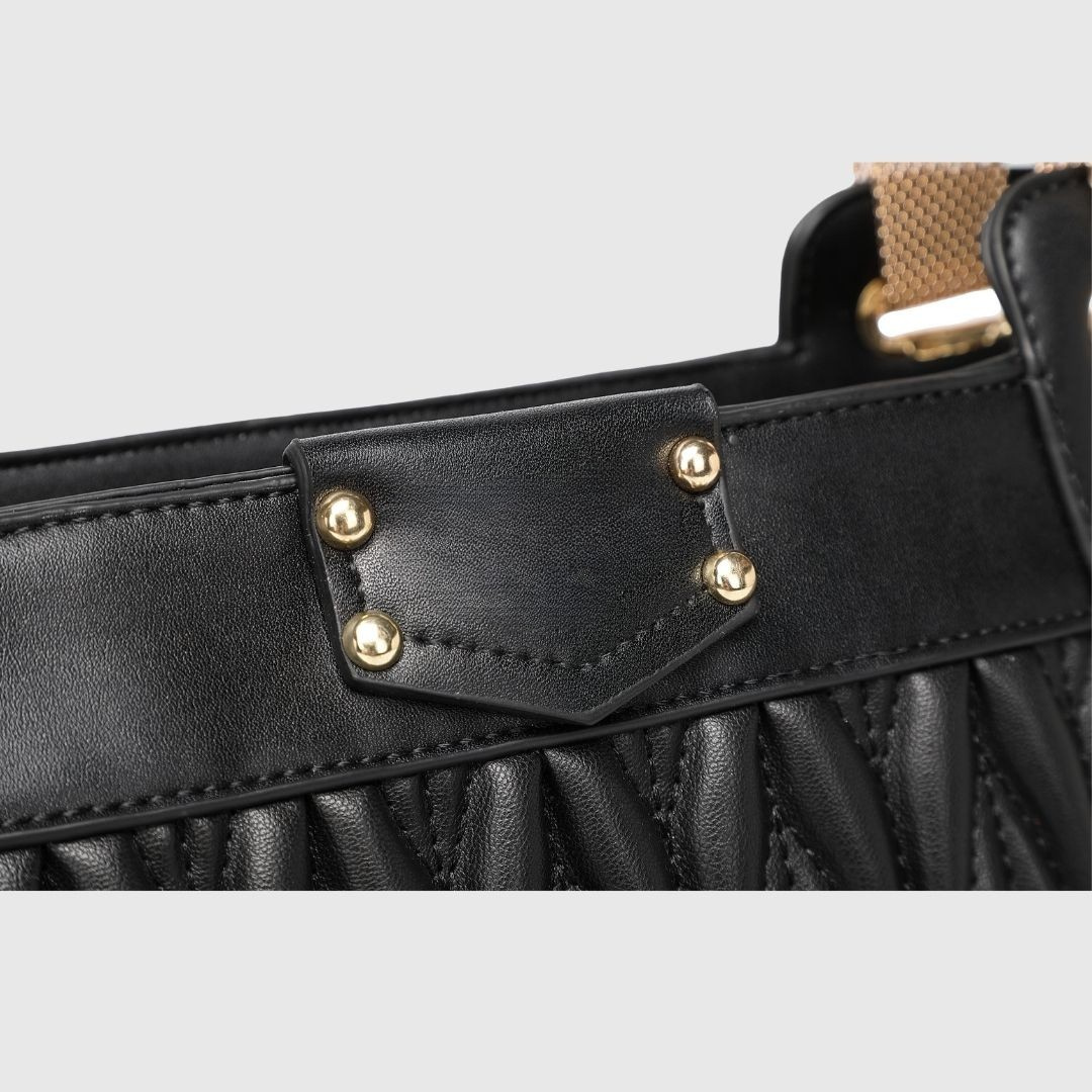 EMPORIO AURA Black TOTE BAG