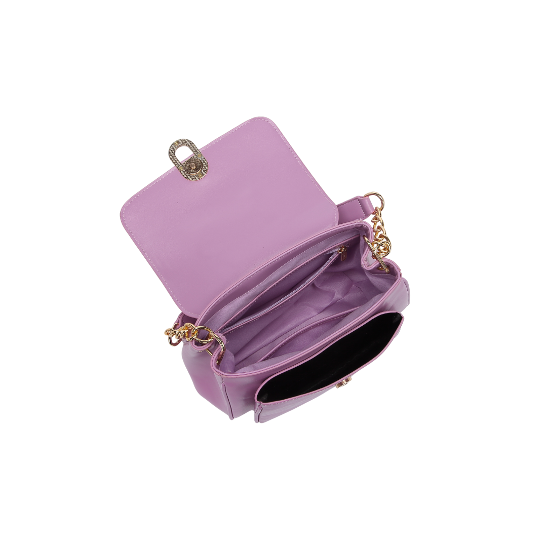 EMPORIO Purple SHOULDER BAG