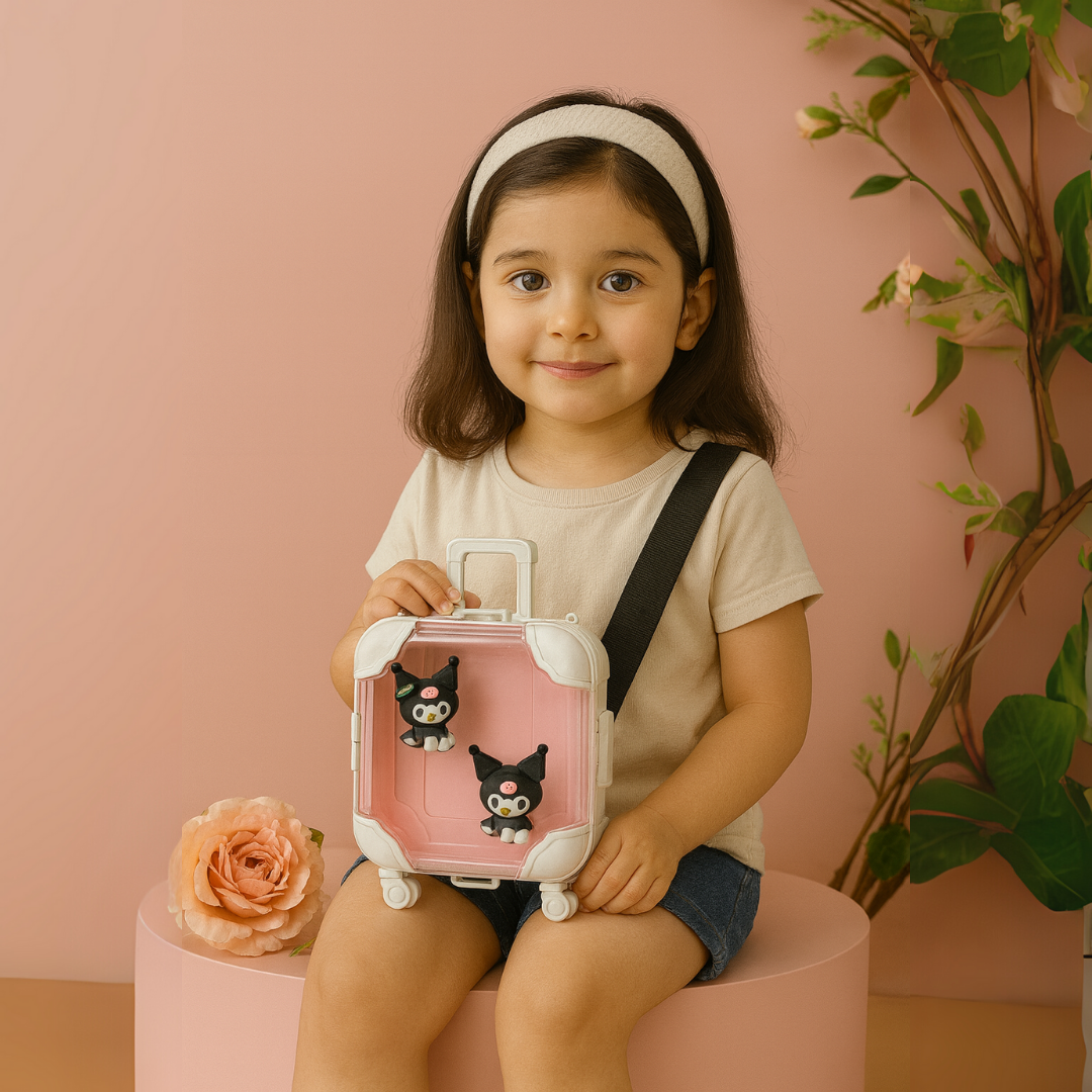 PandaPlay Kids Travel Trolley For Girls