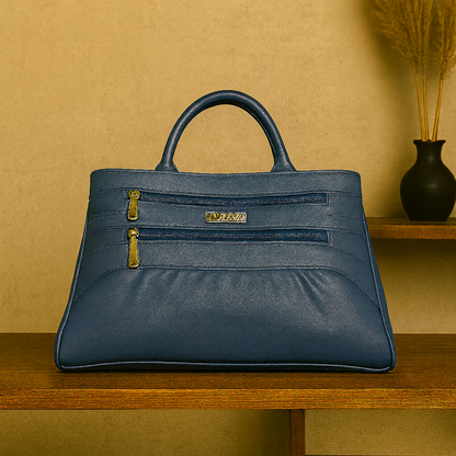 Blush Structured Tote Purple Handbag For Women