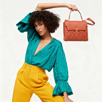 EMPORIO MESSENGER B Tan HANDBAG