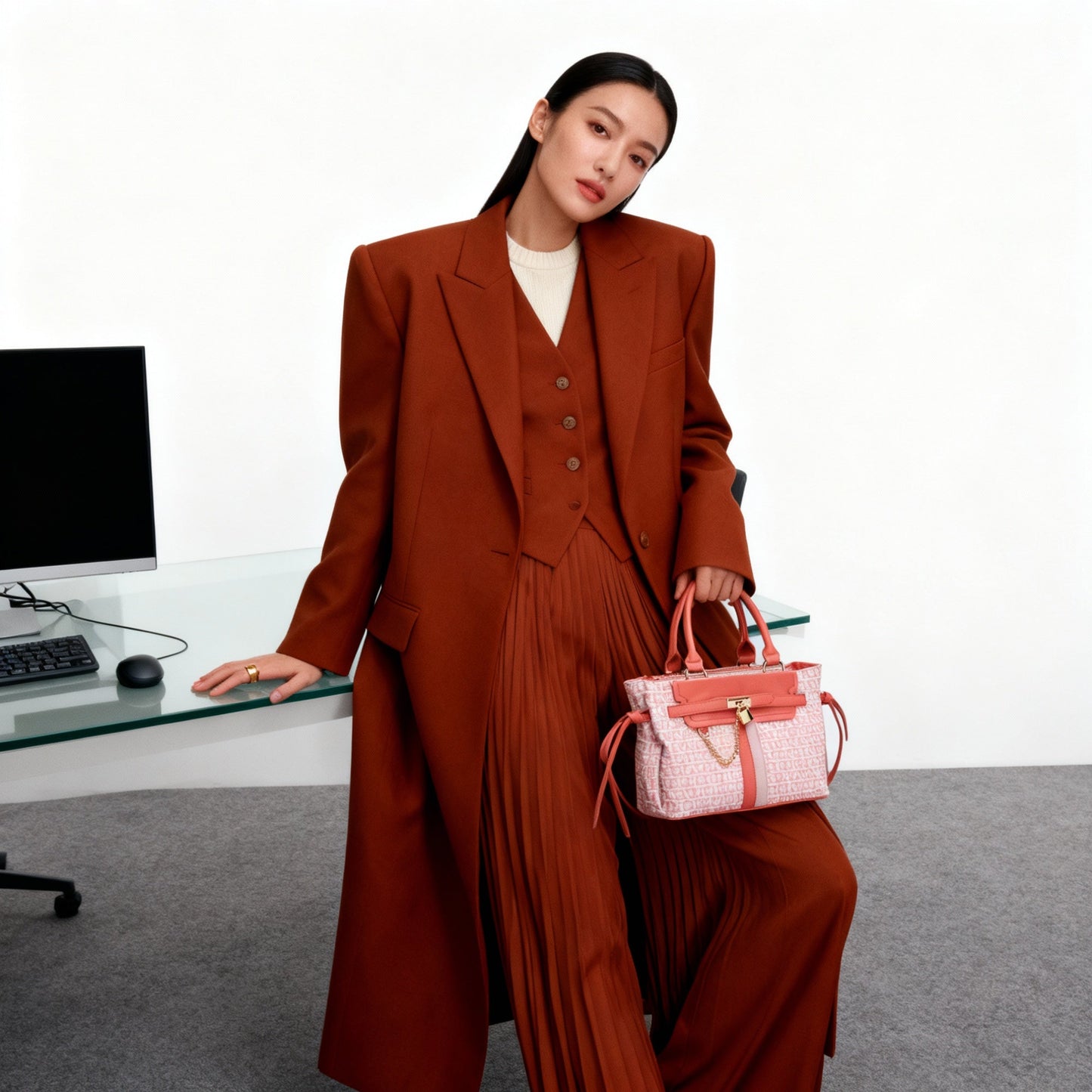 EMPORIO Pink SHOULDER BAG